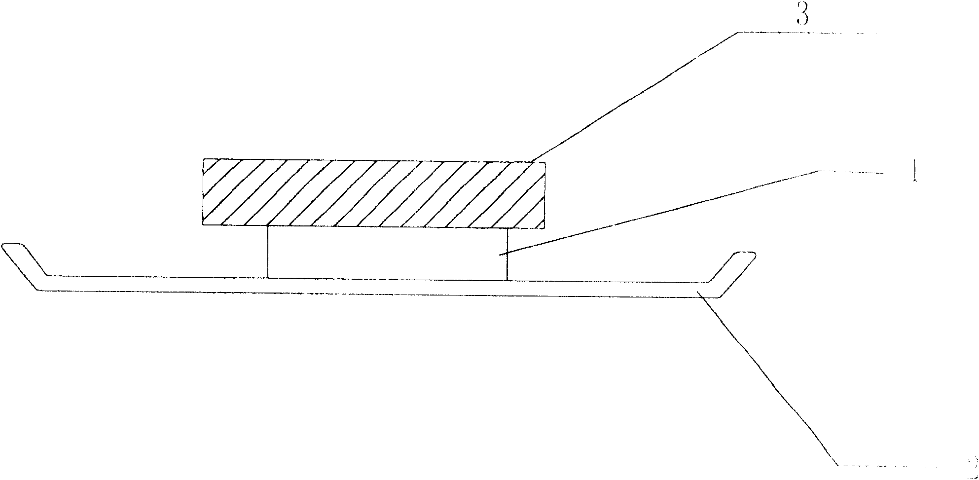 Material used for manufacturing microwavetempering machine and defrosting device therefrom