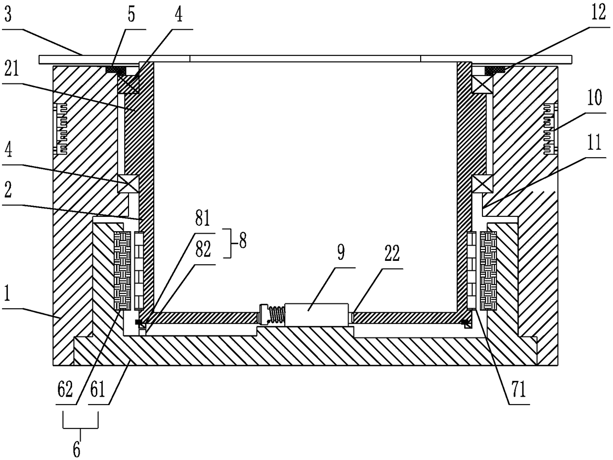 Frameless tower crane rotating device directly driven by permanent-magnet synchronous motor