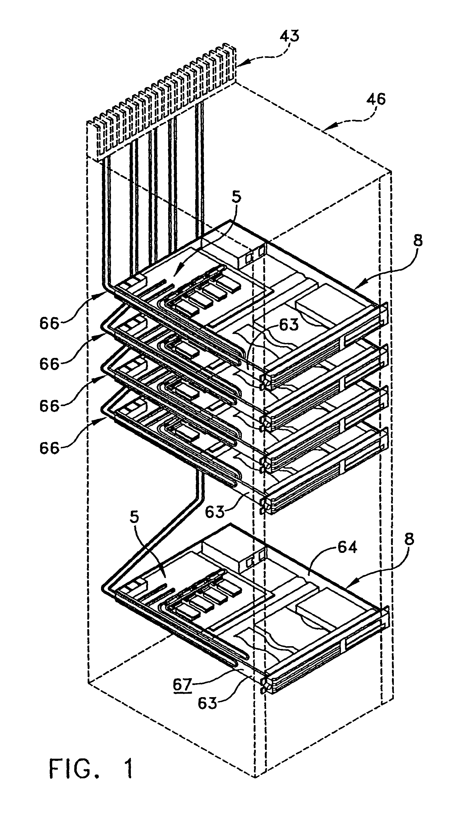 Thermal management system and method for electronics system