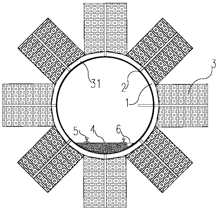 Enveloping type reinforcing method of underground structure