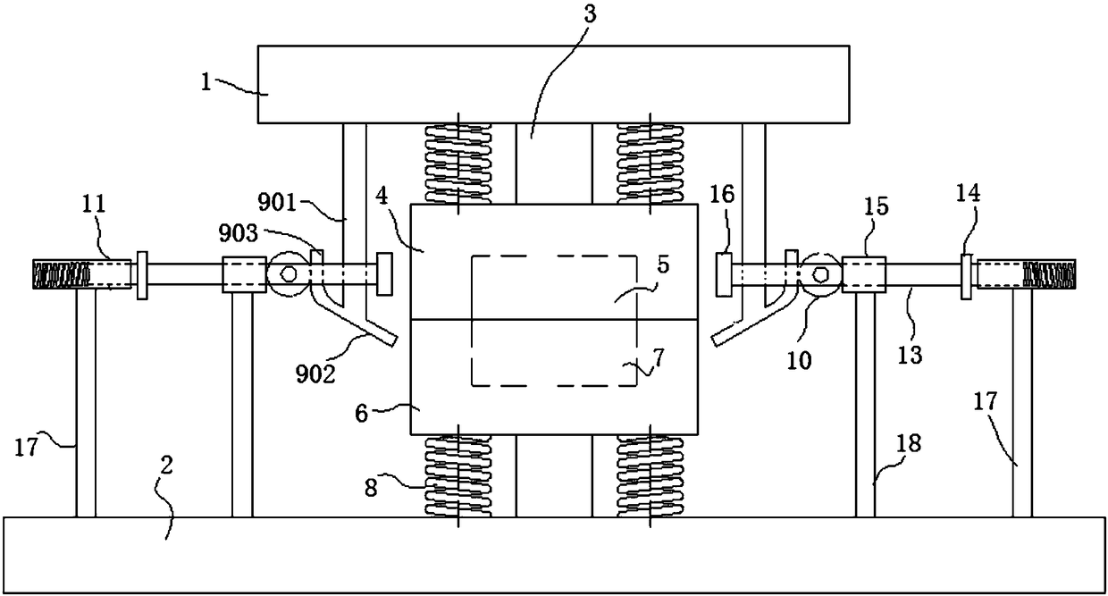 An automatic cooling and lubricating device for a forging die