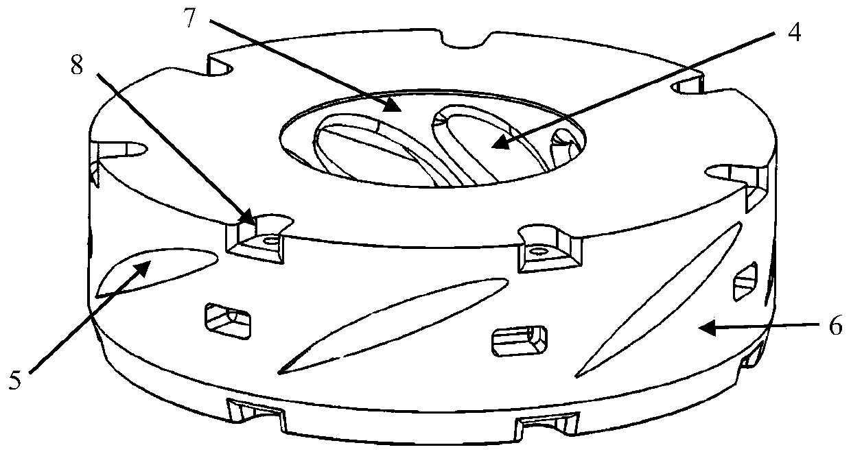 A new propeller casting structure