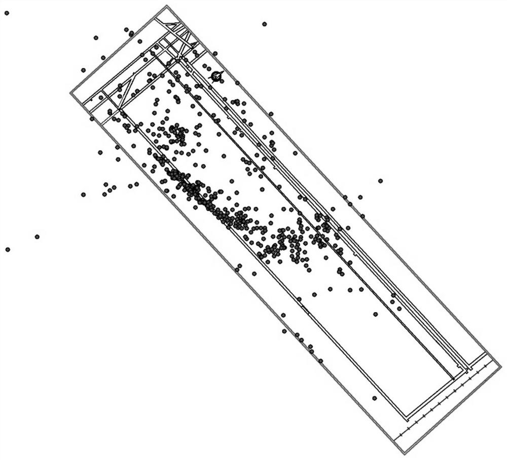 Kriging interpolation-based rapid division method for outburst danger area of stope face