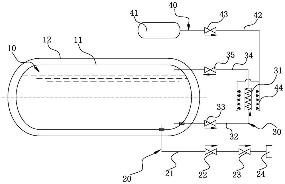 Low-temperature tank truck