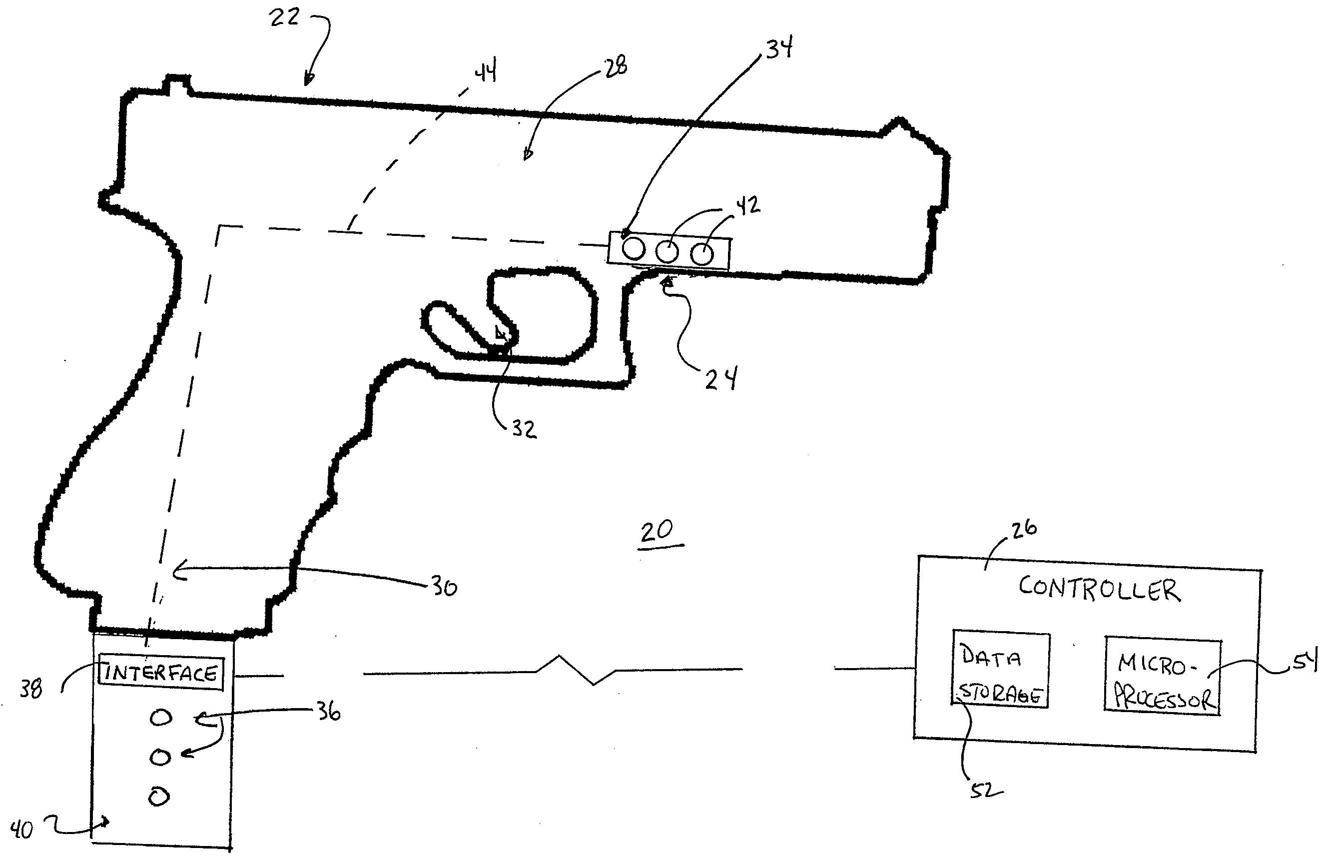 System and method for monitoring handling of a firearm or other trigger-based device