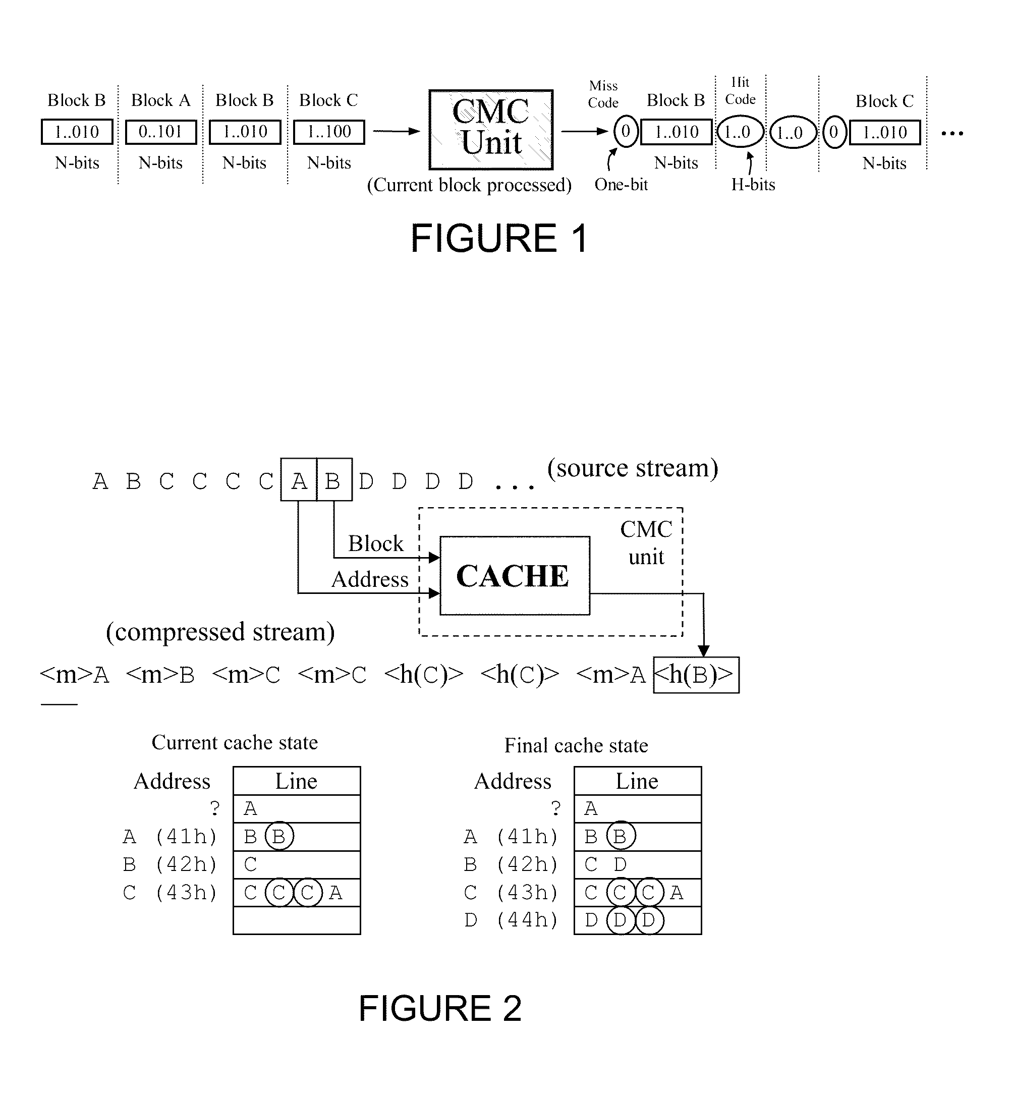 High-speed data compression based on set associative cache mapping techniques