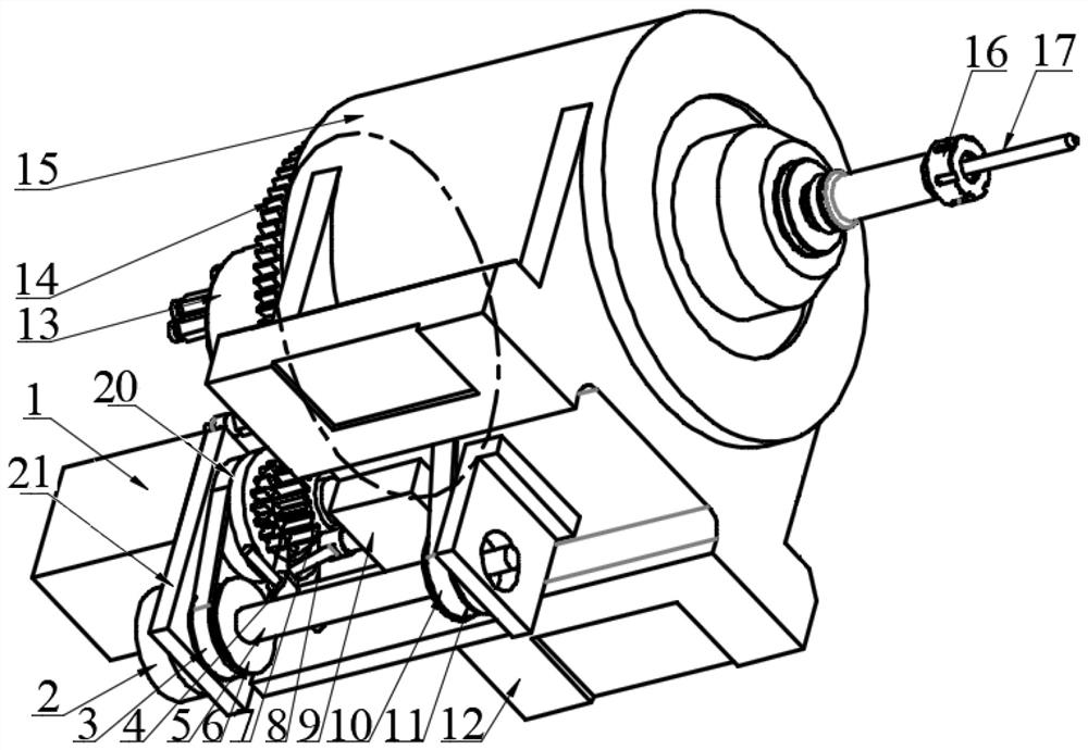 An end effector for helical milling holes