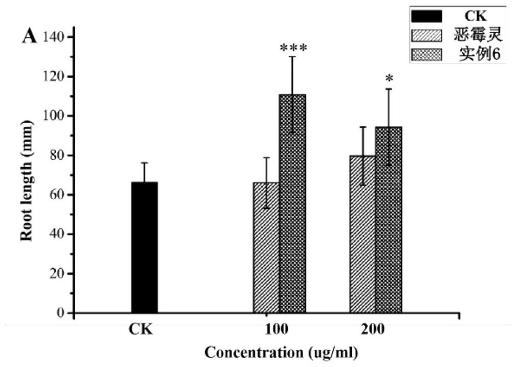 Novel hymexazol oxyglycoside conjugate as well as preparation and application thereof