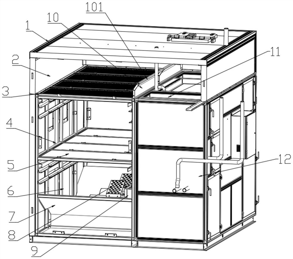 Sludge drying structure