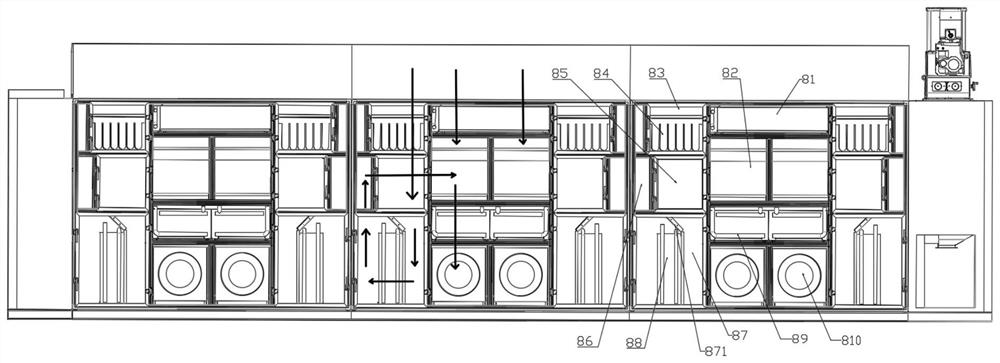 Sludge drying structure