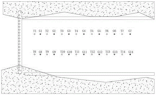 Isotope-labeled method for measuring pressure bearing water quantity of water-intercepted bottom plate