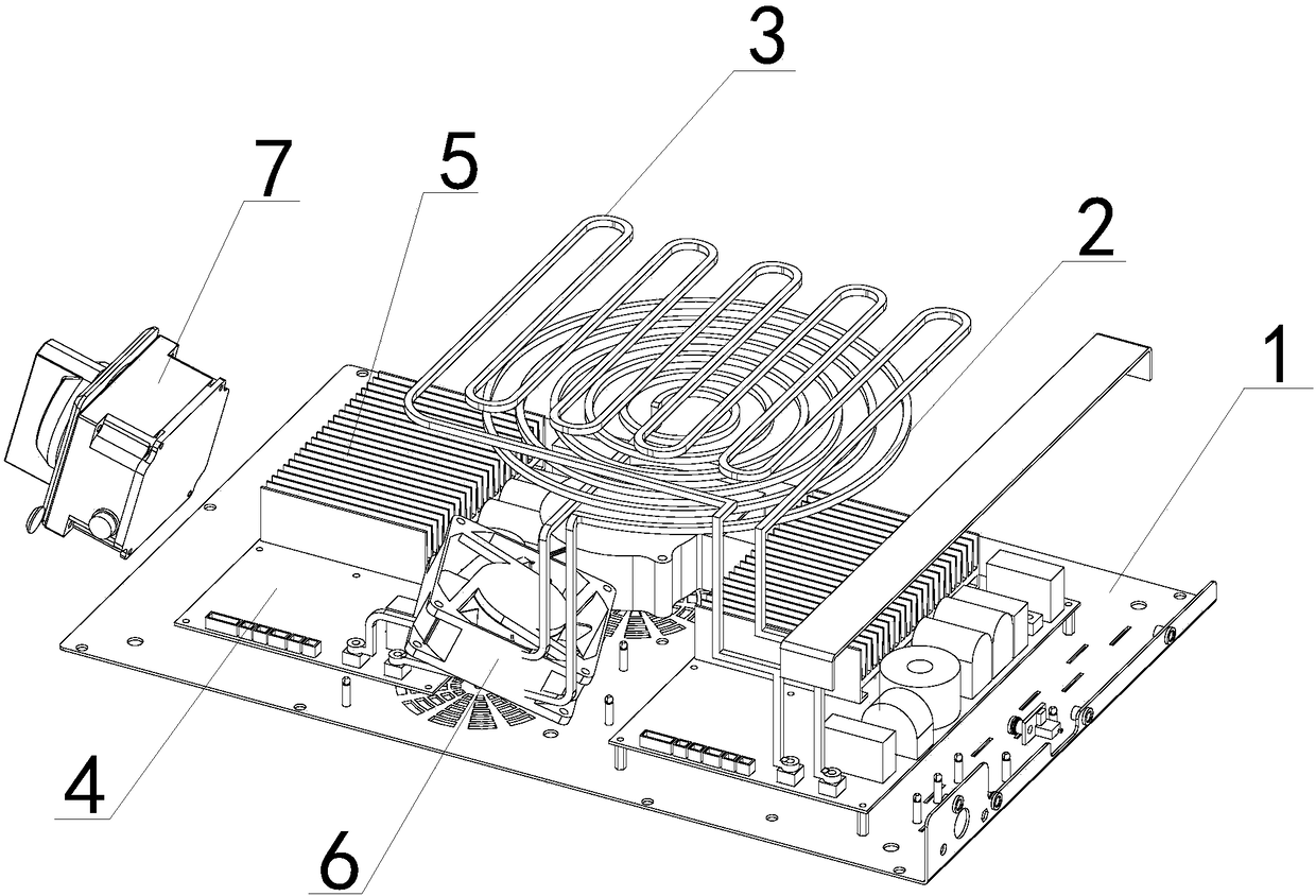 Double-layer coil electromagnetic oven capable of synchronously using double modes of heat energy and electromagnetic induction