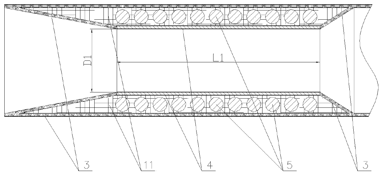 Intermediate-frequency heating and stable combustion coal powder burner and use method