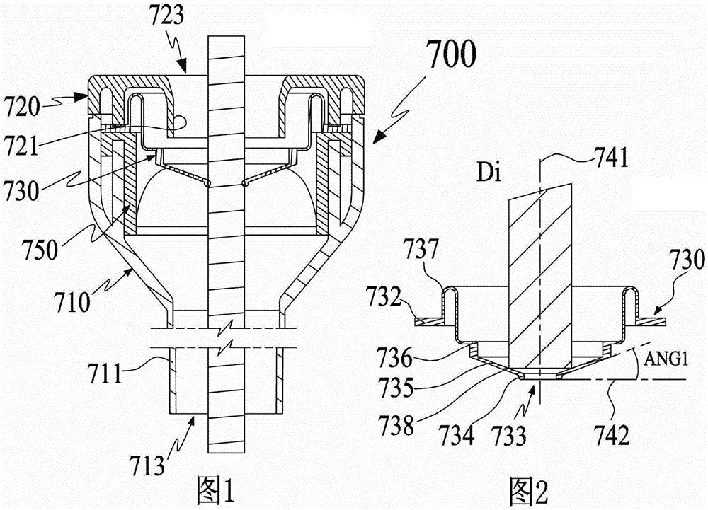 Puncture outfit sealing system capable of being turned inwards wholly