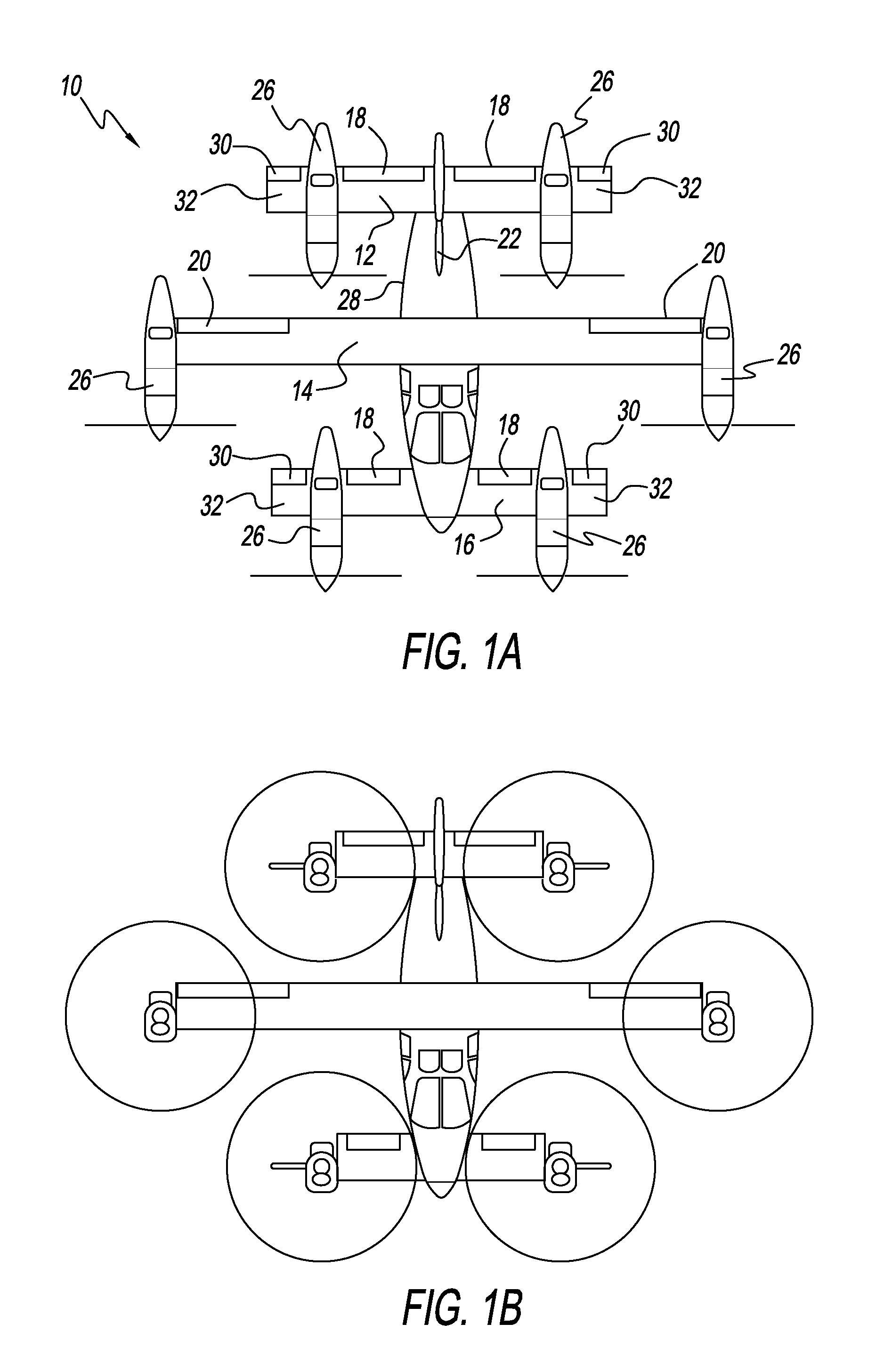 Three wing, six tilt-propulsion units, VTOL aircraft