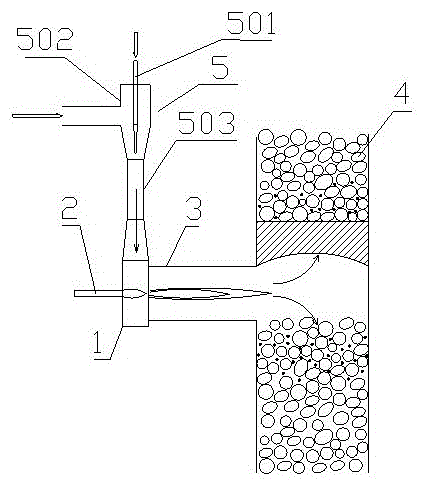 Pulverized coal combustion process in annular lime kiln and application thereof