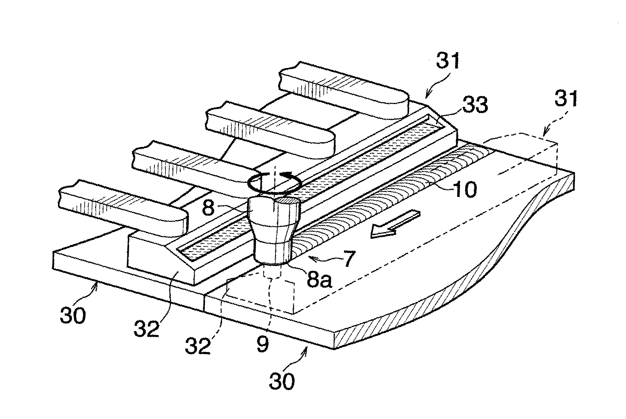 Friction stir welding method and method of manufacturing hollow body