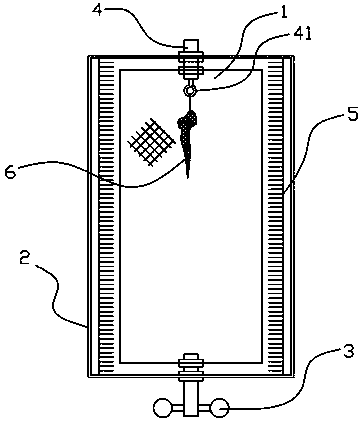 Cuttlefish egg adhesion hanging cage