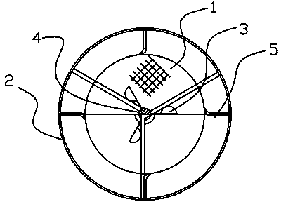 Cuttlefish egg adhesion hanging cage