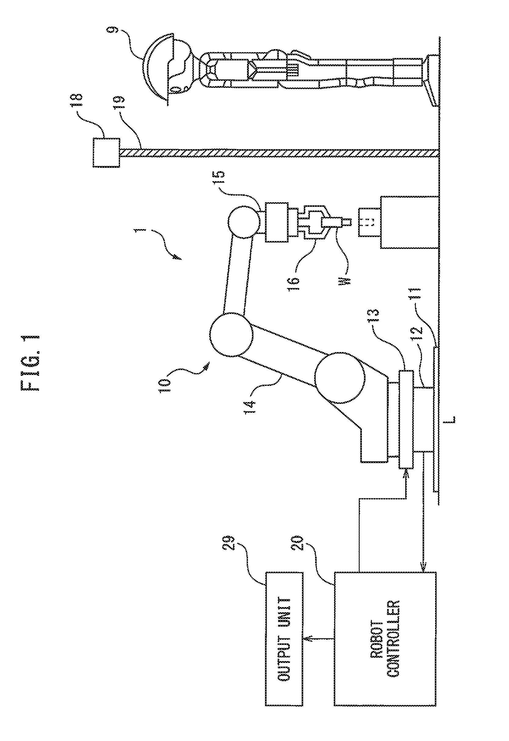 Robot system for monitoring contact force of robot and human