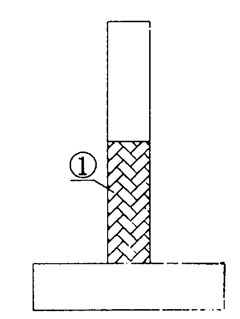 Method for realizing seismic reinforcement of pier by the aid of carbon fibers