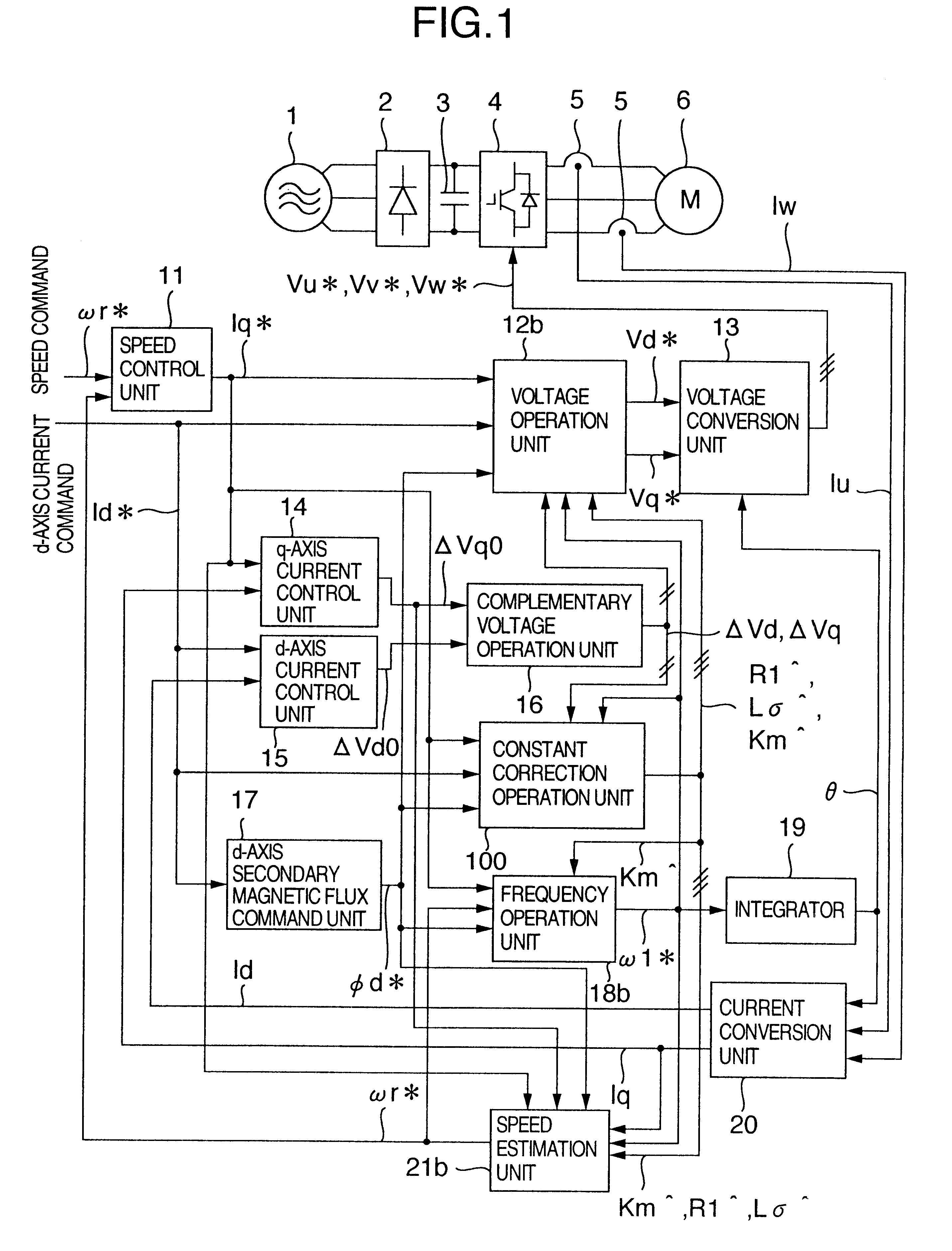 Control apparatus of induction motor