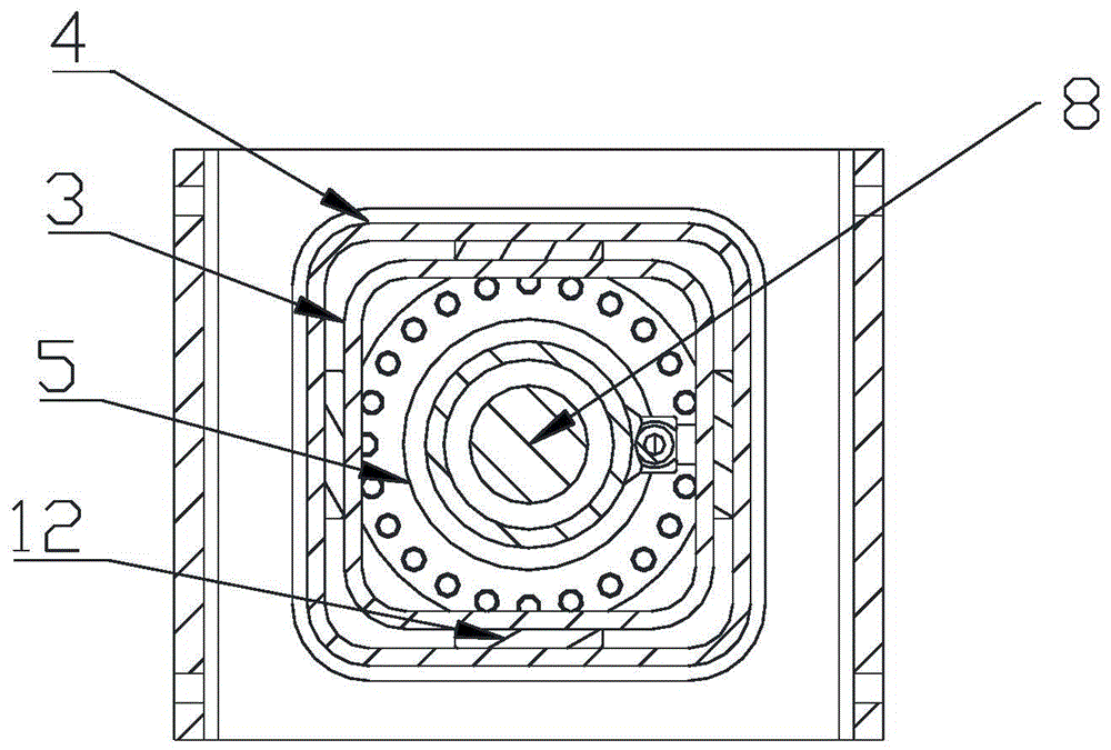 A paver traveling steering support device