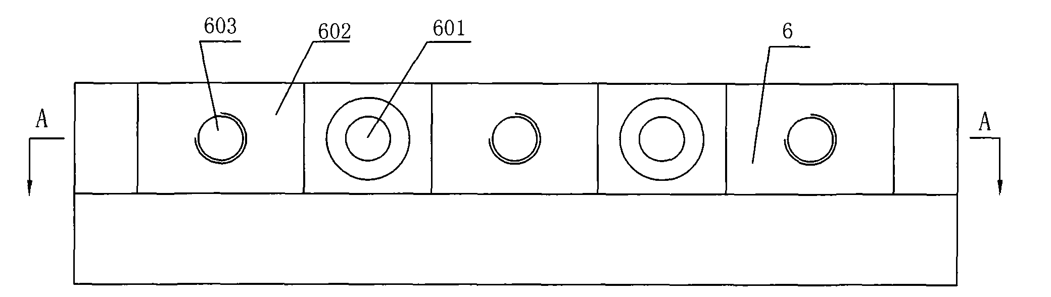 Wiring device of low-pressure high-power motor