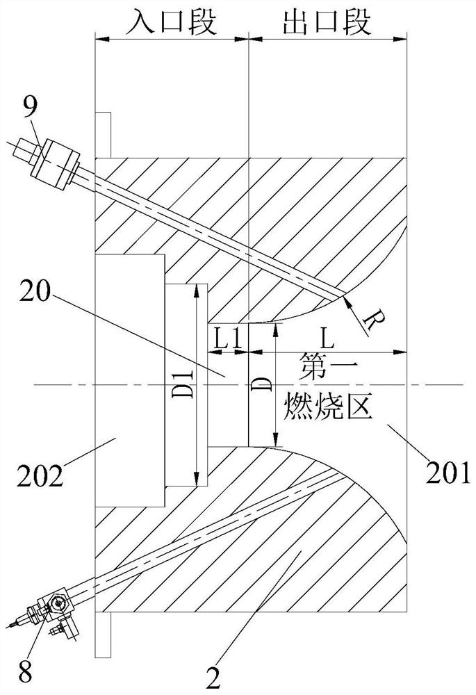 Low NOx heat storage flat flame burner and combustion control method