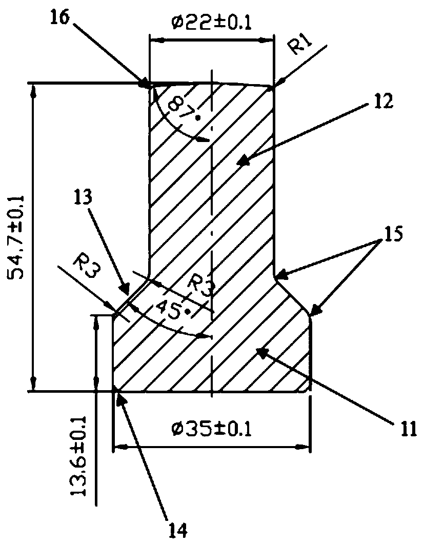 Low-rigidity quick-limiting rear shock-insulation buffer block for automobile