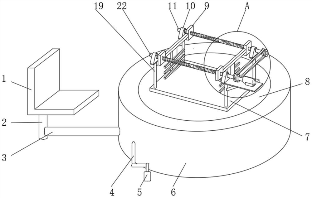 A titanium and its alloy motor material welding process and its clamping device with adjustment function