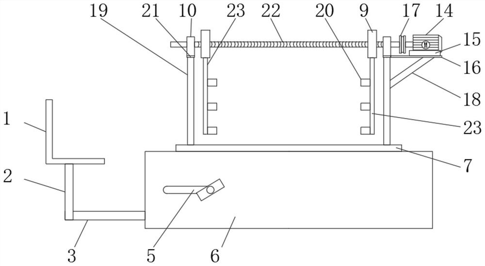 A titanium and its alloy motor material welding process and its clamping device with adjustment function