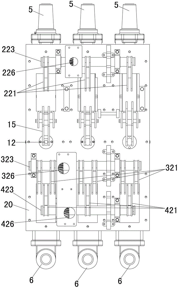 High-capacity upper and lower isolated solid switch cabinet