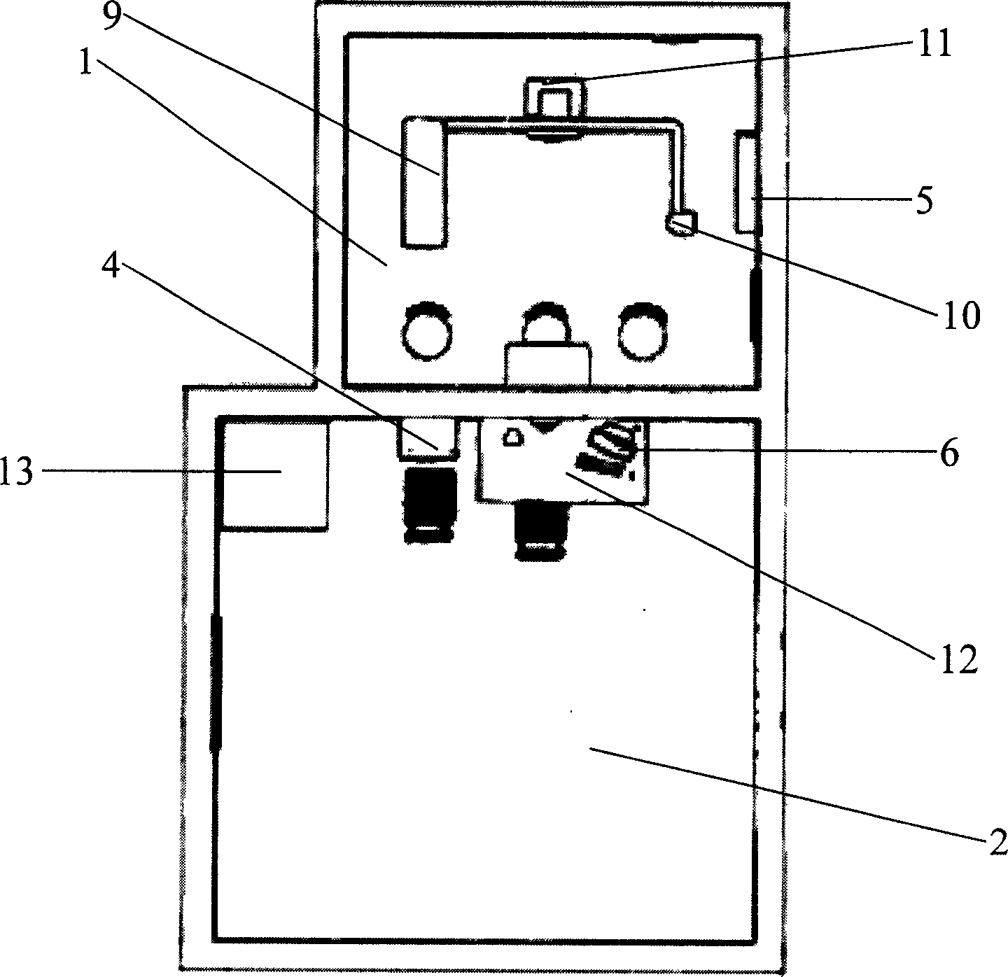 Clinic system for untouched detecting fever in use for hospital