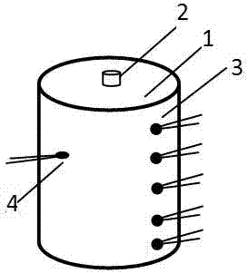 A demonstration device for popping up the cork of a thermos