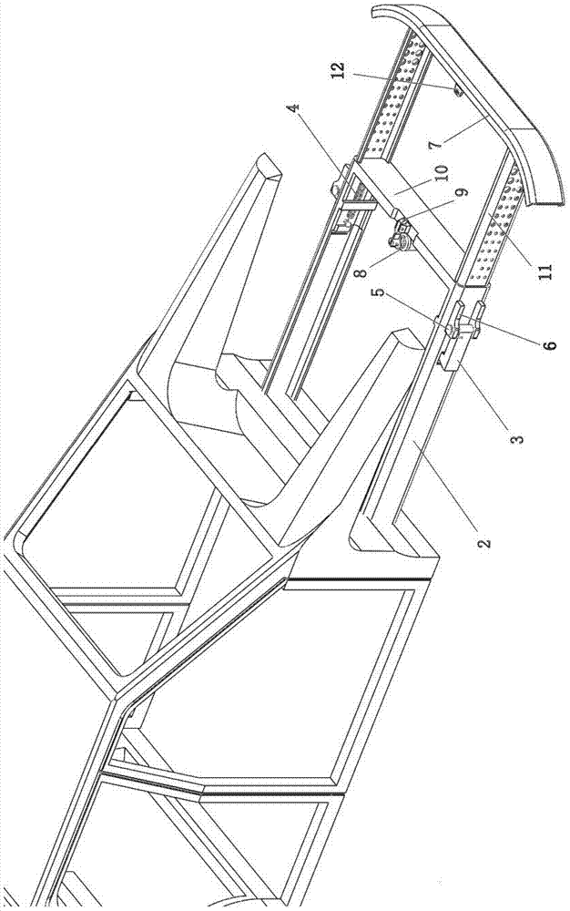 Beam type active anti-collision device