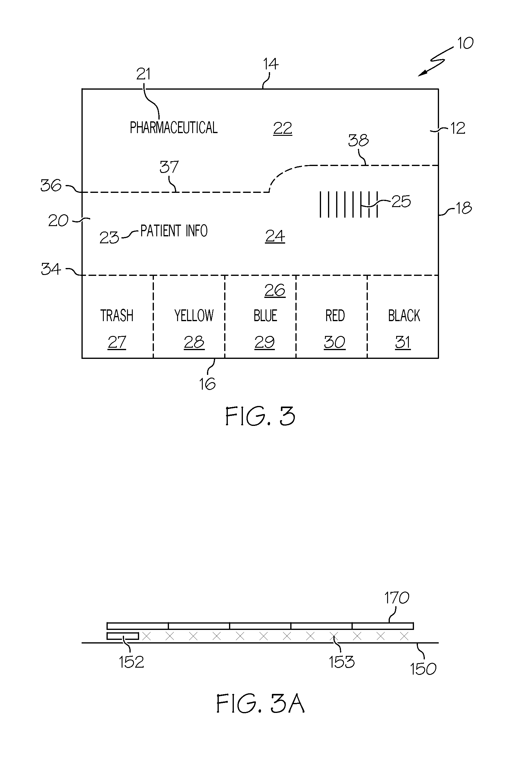 Pharmacy Waste Identification Labeling and Disposal System and Related Method of Using