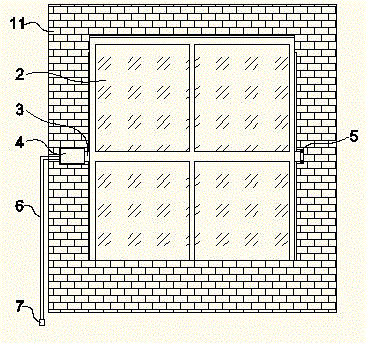 High-position rain preventing and ventilating device for workshop