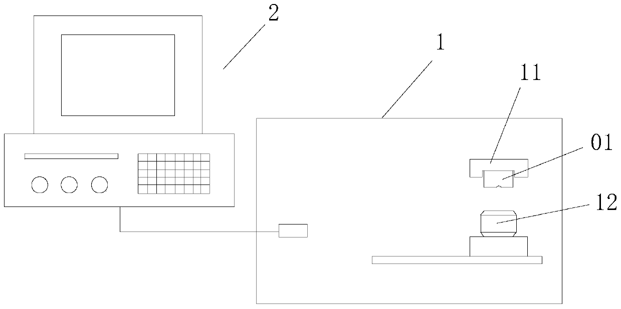 Microphone tightness test method and device