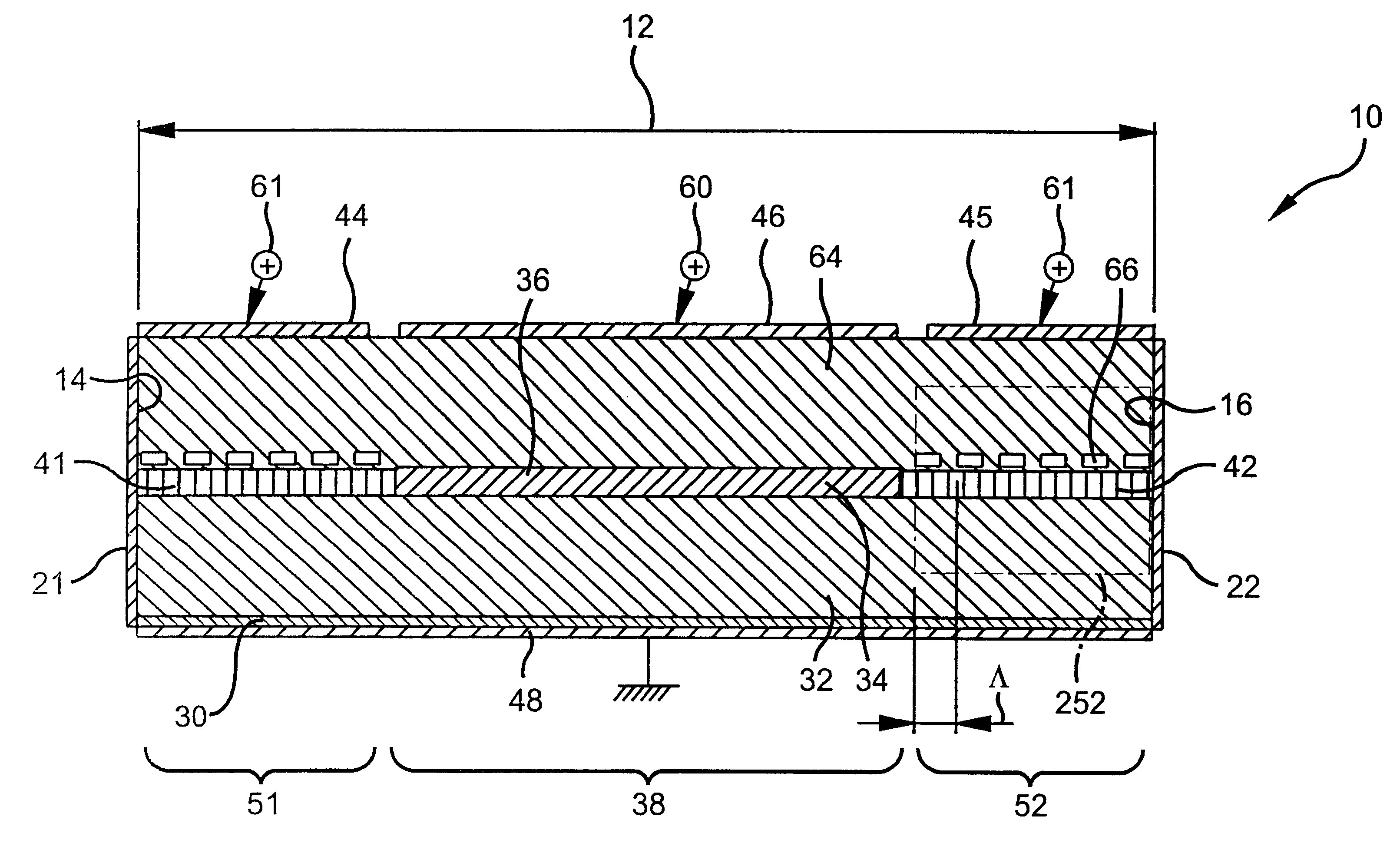 Tunable gain-clamped semiconductor optical amplifier