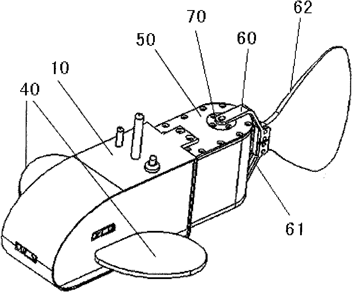 Underwater biomimetic robotic fish