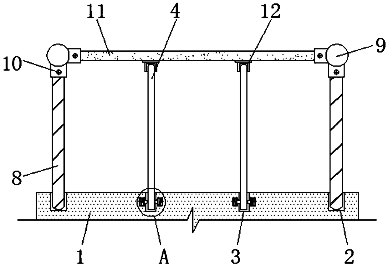 Protective device capable of being installed conveniently for ascend operation vehicle