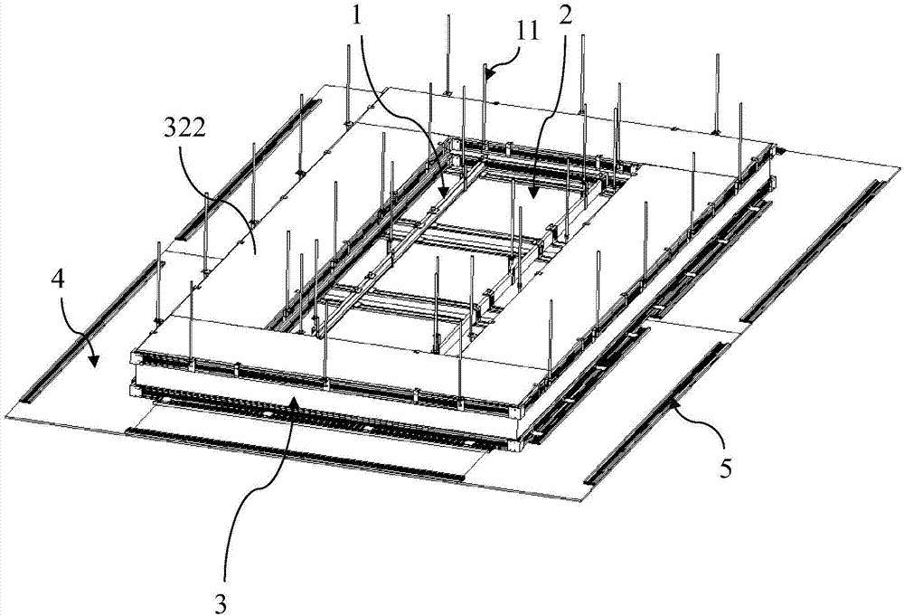 An integrated ceiling and its installation method