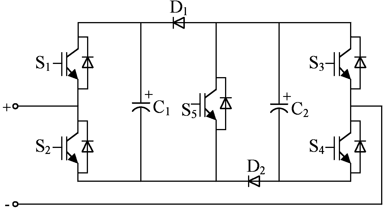 MMC sub-module with direct-current short-circuit fault self-removing function