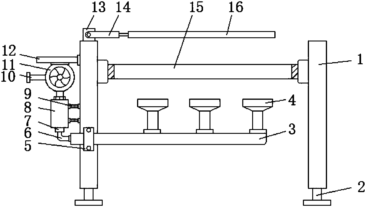 LED lamp with dedusting function