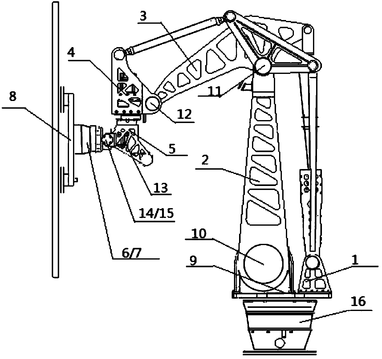 Method of 3D motion simulation of high-altitude curtain wall installation robot