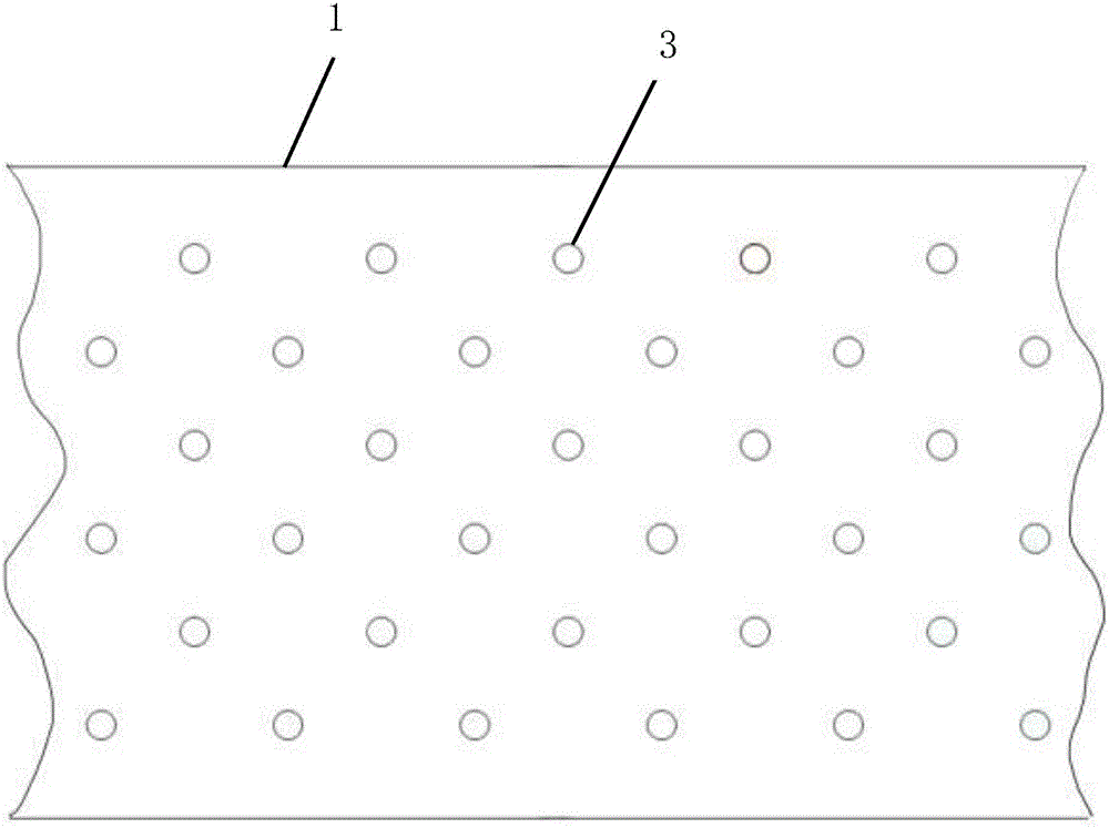 A manufacturing process for a structure that prevents down from shifting and maintains fabric elasticity