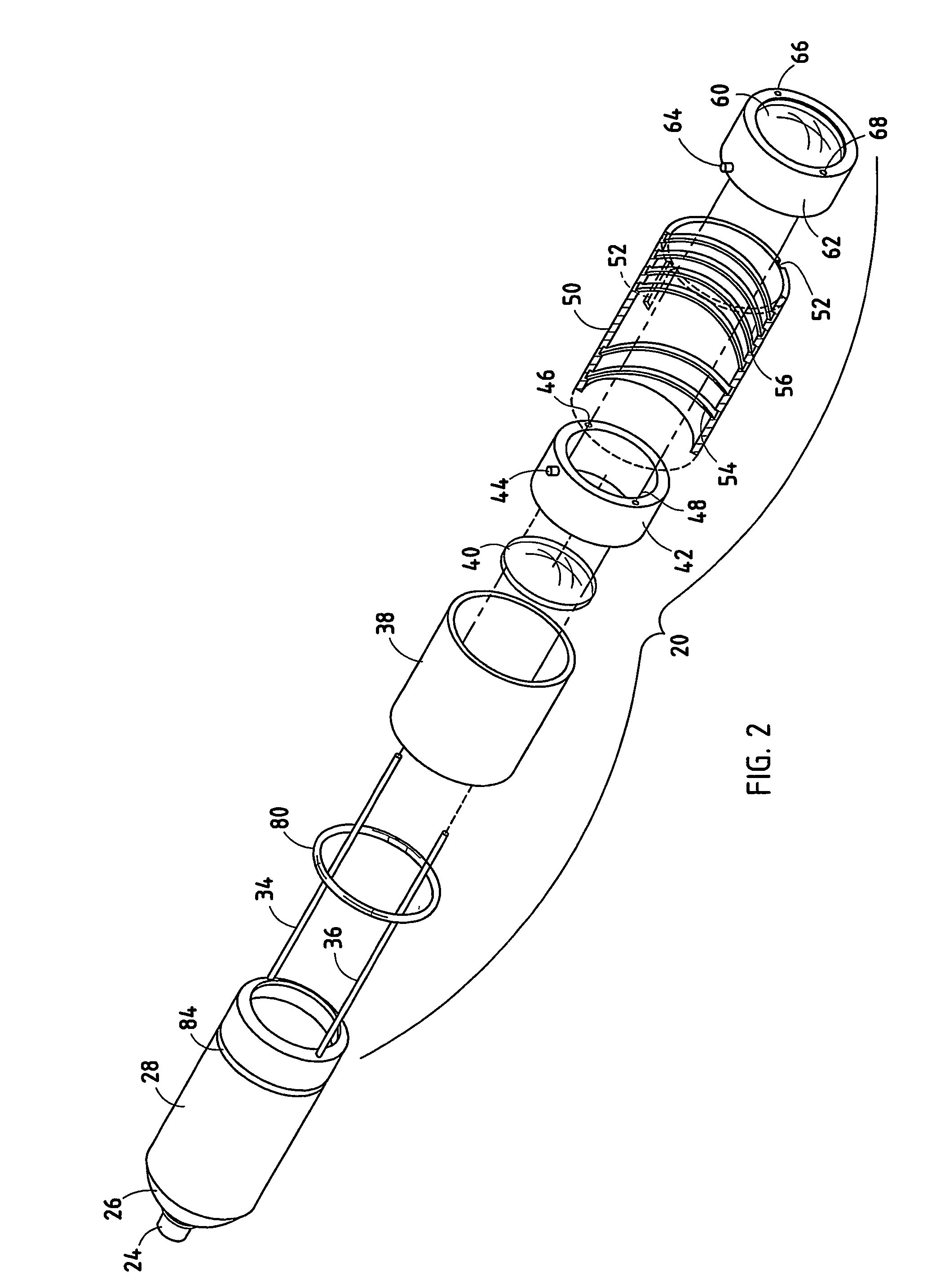 Lighting device with adjustable spotlight beam