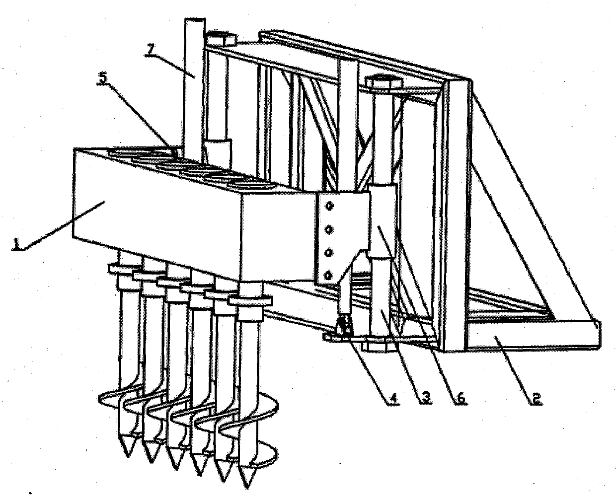 A cantilever vertical lifting system