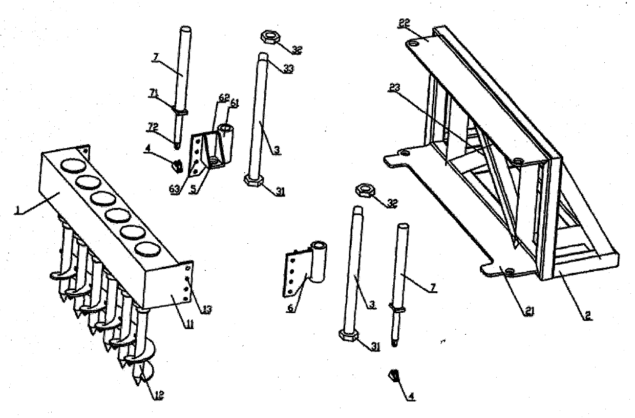 A cantilever vertical lifting system